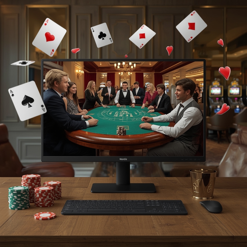 casino affiché sur l'écran d'un moniteur GAMETWIST CASINO