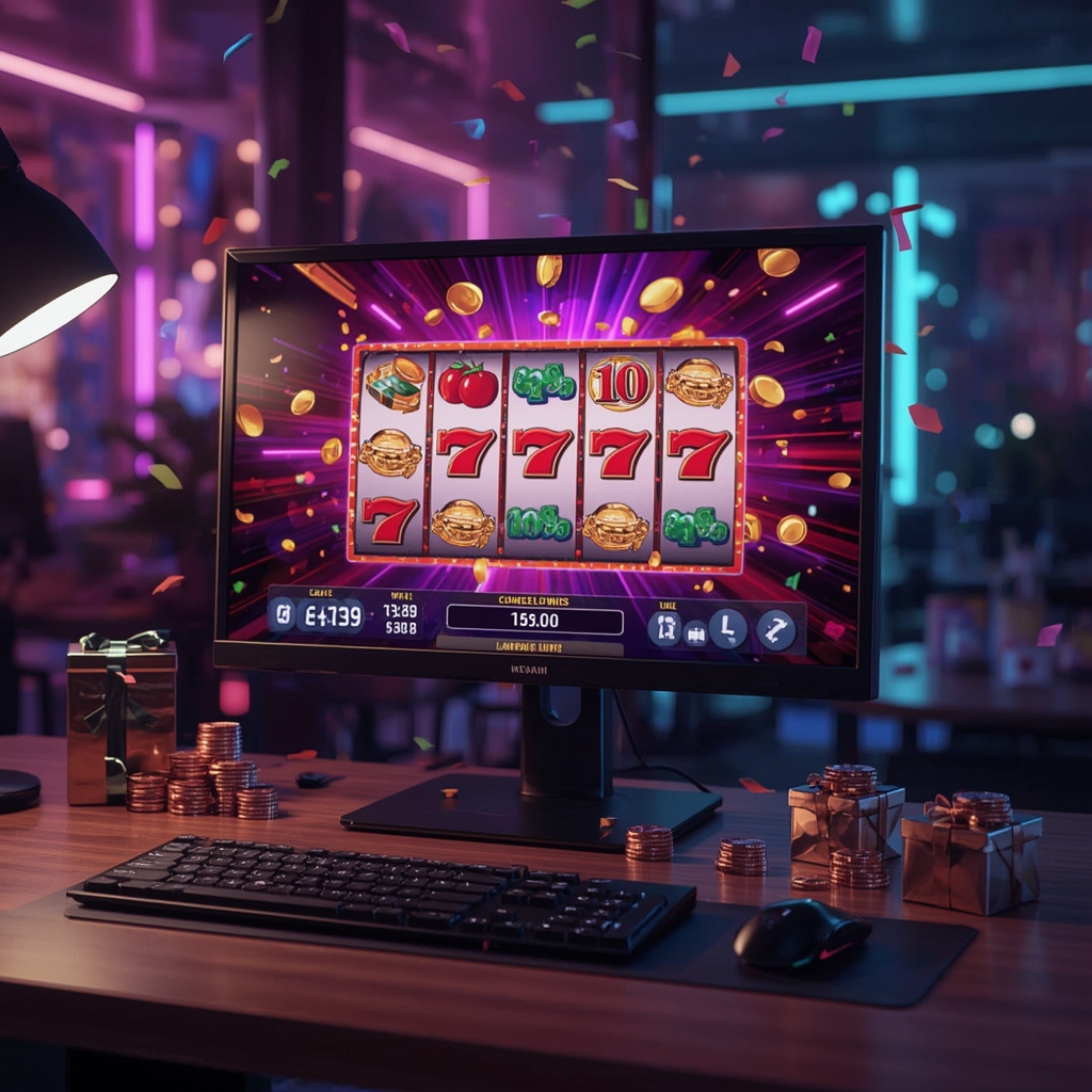 Machines à sous affichées sur un écran GAMETWIST CASINO